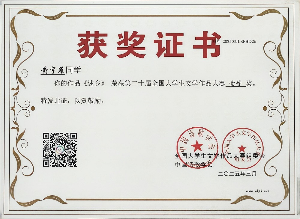 1744095707697373.jpg 黄宇菲-《述乡》-一等奖.jpg